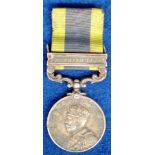 Medal, India General Service Medal with Mohmand bar. 7876626 Cpl. H.J.Weeks. R. Tank C. (gd,