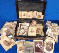 Photographs, Victorian Cartes de Visite and Cabinet Cards, approx. 160. Subjects include family