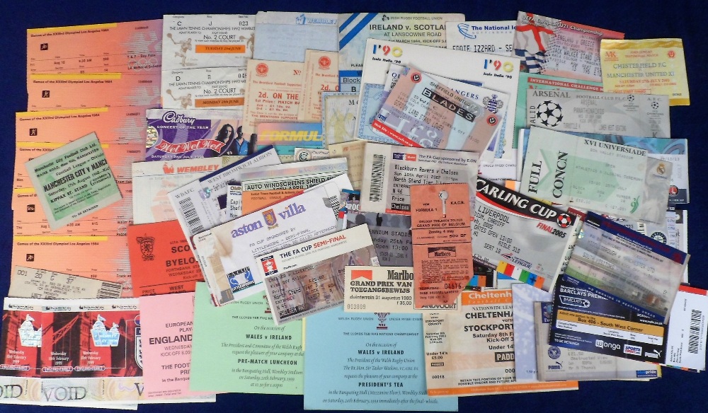 Sporting tickets etc, a collection of approx. 85 tickets, mostly from sporting events inc. Football,