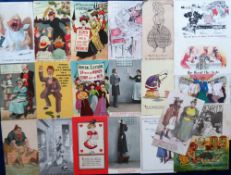 Postcards, Suffragette, a comic selection of 20 cards. Artists include Cynicus, Winifred Wimbush,