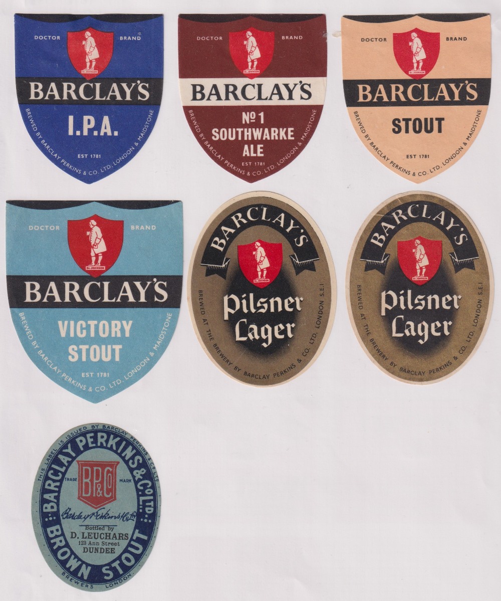 Beer labels, a selection of 25 labels, mixed shapes and sizes, Barclay Perkins & Co (17) & - Image 2 of 4