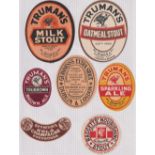 Beer labels, a mixed shape, size and age collection of 76 labels, W Seymour & Co Sherborne (7),