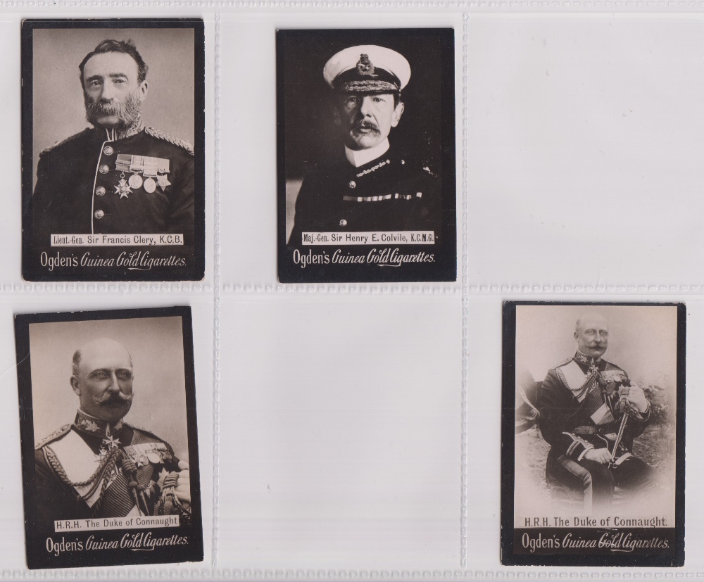 Cigarette cards, Ogden's, Guinea Gold, Boer War & Miscellaneous, Base D, 'L' (large) size, 155 - Image 6 of 32