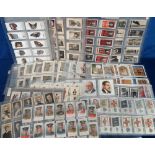 Cigarette cards, a large collection of sleeved cards, mostly complete sets but some in part-sets,
