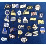 Football badges, Millwall FC, a collection of approx. 30 enamelled badges, 1950's onwards, various