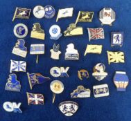 Football badges, Millwall FC, a collection of approx. 30 enamelled badges, 1950's onwards, various