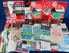 Football programmes, Manchester United, approx. 200 programmes, home & away selection, 1946/7
