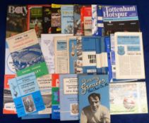 Football programmes etc, Tottenham selection, approx. 45 items, 1960's onwards inc. FA Cup Finals,