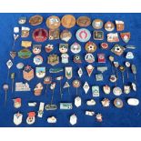 Football badges, Eastern Europe, a collection of approx. 80 enamel badges & pins, mostly Russian