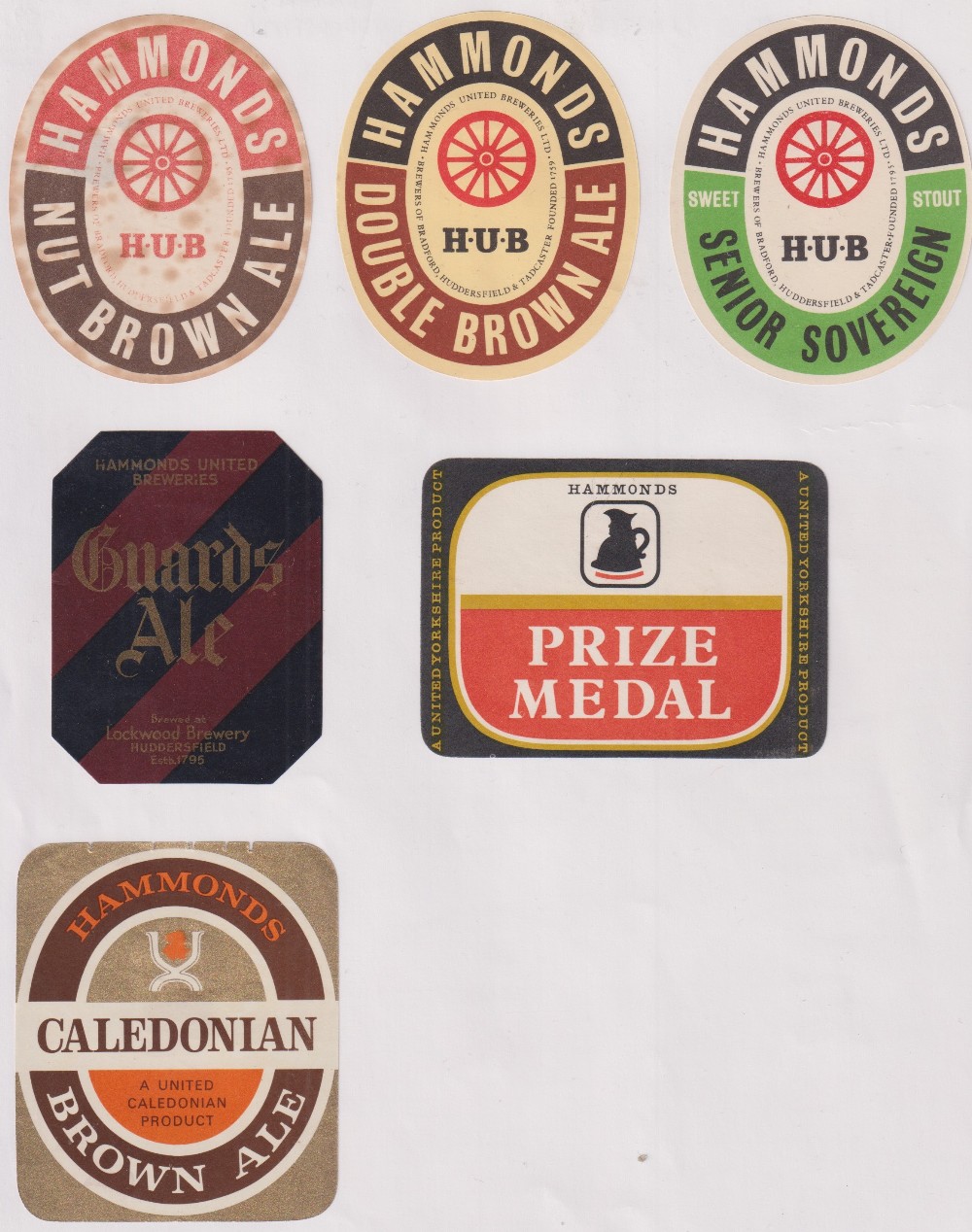 Beer labels, a mixed shape, size and age collection of 23 labels, Hammonds United Breweries, (15), - Image 2 of 4