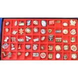 Football badges, Manchester Utd, a collection of 50, mostly enamel, badges 1970's onwards inc. 5 A-