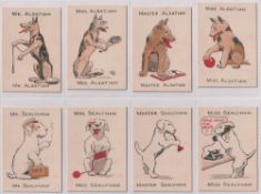 Trade cards, Melox, Happy Families (Dogs) 'M' size (set, 32 cards) (gd)