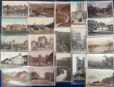 Postcards, Cumbria, Durham, Northumberland and Westmoreland, approx. 130 R.P.s, printed and artist