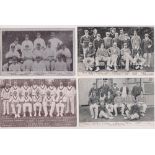 Postcards, Cricket teams, 4 b/w printed cards, West Indies 1928 for Jaeger pu Shrewsbury, Surrey