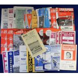 Football programmes, 1960's selection, approx. 75 programmes inc. Manchester United v Liverpool