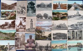 Postcards, India, a collection of approx. 80 cards, RP's & printed inc. Khyber Pass, Calcutta,