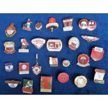 Football badges, Manchester United, a collection of approx. 25 enamelled badges, 1970's onwards