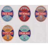 Beer labels, a mixed age selection of 88 labels, various breweries including Abingdon Brewery Co (