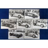 Postcards, Motor Racing, Indianapolis, 7 RP cards, 1952 (1) & 1958 (6), inc. Dick Rathan, Ed