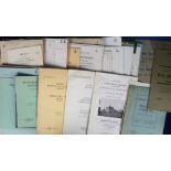 Property Sale Particulars, Bedfordshire, a collection of 70 items for cottages, land, farms etc.