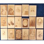 Photographs, Carte de Visite, a selection of 18 Royalty photos, inc. Prince Consort, Duke of