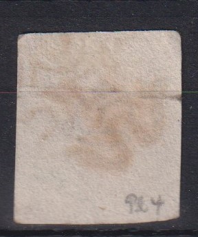 Stamps, GB QV 1840 pair of 1d blacks, NC & KH, each with 3 margins and black MX cancels. One has a - Image 4 of 5