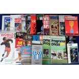 World Cup programmes & brochures etc, a collection of 50+ programmes, brochures & booklets