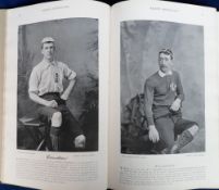 Football book, 'Famous Footballers', circa 1896, a bound volume of 224 pages of footballer &