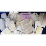 Deeds and Documents, Cumberland, a collection of approx. 175, 18th-20thC vellum and paper