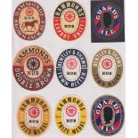 Beer labels, a mixed shape, size and age collection of 23 labels, Hammonds United Breweries, (15),