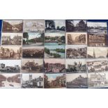 Postcards, Shropshire, Herefordshire, Staffordshire and Cheshire, approx. 135 R.Ps, printed and