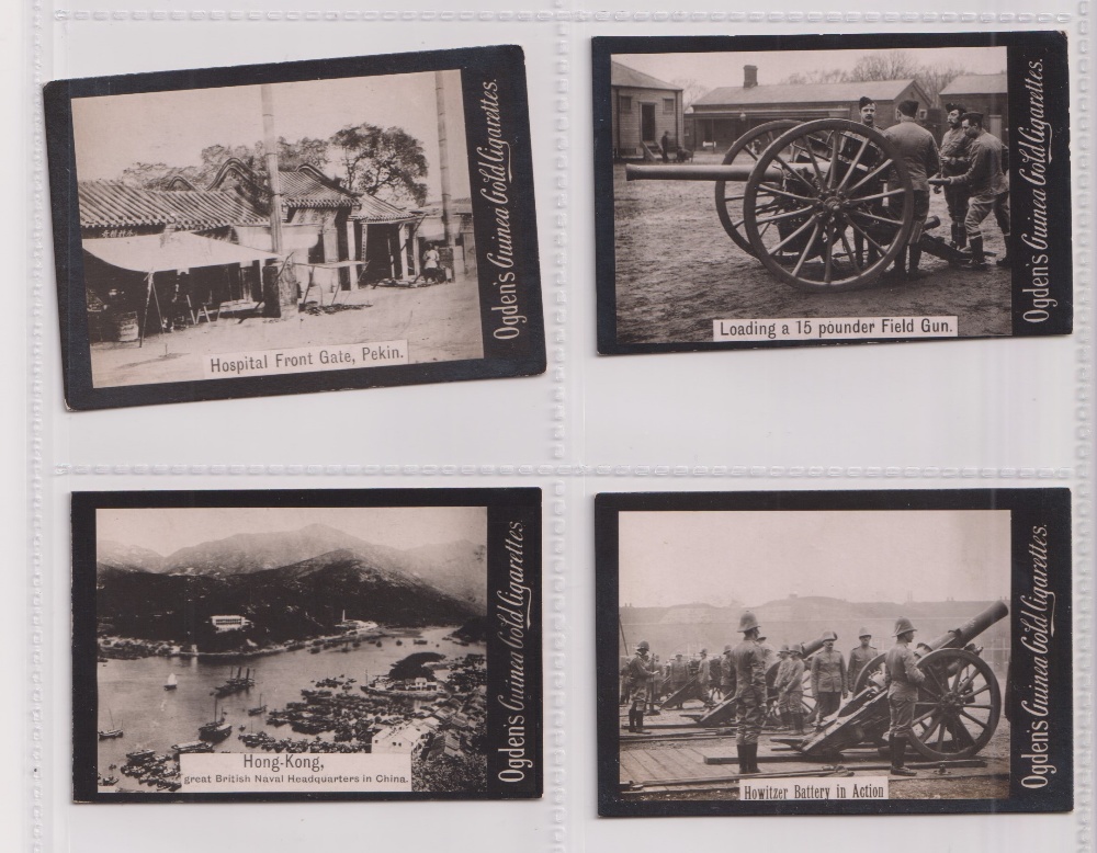 Cigarette cards, Ogden's, Guinea Gold, Boer War & Miscellaneous, Base D, 'L' (large) size, 155 - Image 28 of 32