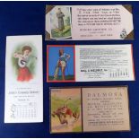 Trade cards, USA/UK, Golf, 4 blotters, all with a golf themes, issued by Arick's Economy Grocers,