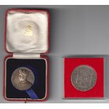 Coin and Medallion, 1788 Charles III 8 Reals together with 1911 Investiture of Edward Prince of