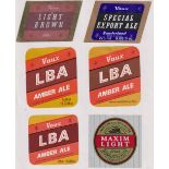 Beer labels, a mixed shape, size and age collection of 250 labels, Vaux Brewers Ltd, Sunderland (