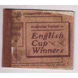Football booklet, small booklet 'Association Football, English Cup Winners, 1883-1906' (grubby, tape