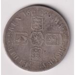 Coin, King William III Crown, with purchase document from Imperial Coins