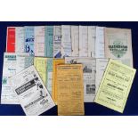 Football programmes, a collection of approx. 25 Non-League programmes 1950/60's inc. Barnet v