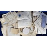 Deeds and Documents, a collection of approx. 175 vellum and paper items large and small, 1729-1942