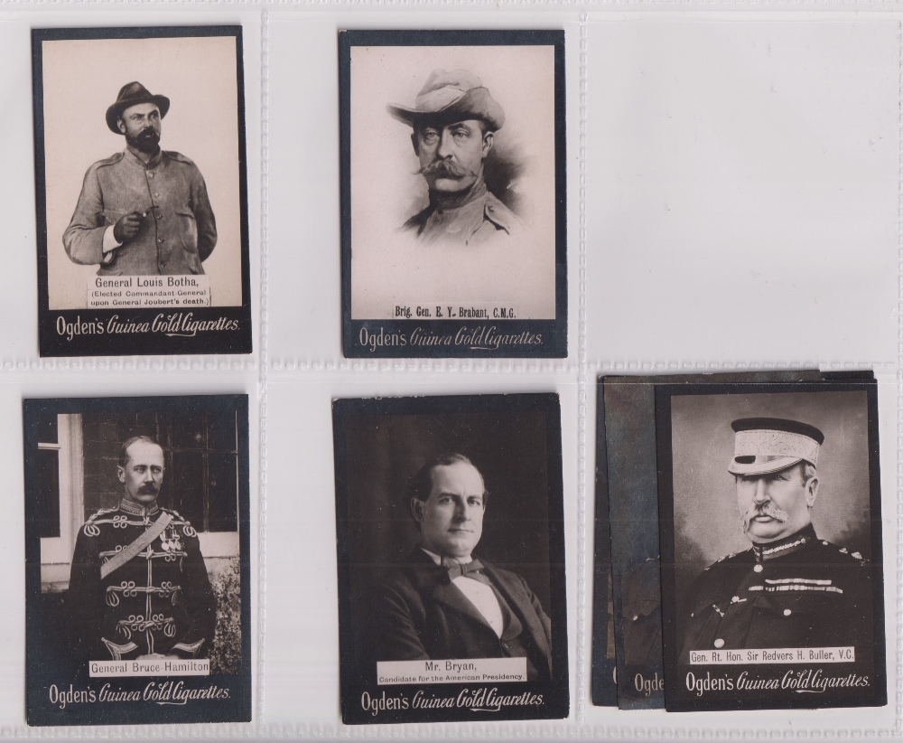 Cigarette cards, Ogden's, Guinea Gold, Boer War & Miscellaneous, Base D, 'L' (large) size, 155 - Image 3 of 32