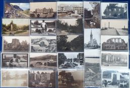 Postcards, Yorkshire, approx. 135 cards, R.P.s, printed and artist drawn to include Coxwold,