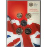 Proof Coin Set, Celebrating Great Britain 2011 (ex)