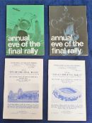Football programmes, FA Cup Finals, Eve of Final Rally Programmes, Leicester City v Manchester