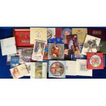 Proof Coin Sets, 27 UK coin collectors packs to include 2000 Millennium, 1990 The Queen Mother