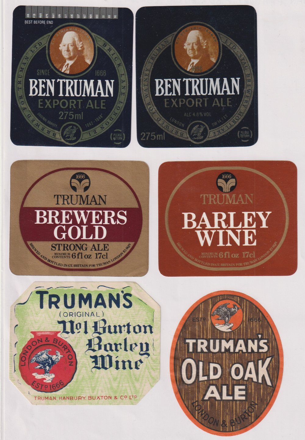 Beer labels, a mixed shape, size and age collection of 81 labels, Tomson & Wotton Ltd, Ramsgate ( - Image 8 of 13