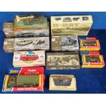 Model Cars, 11 boxed vehicles to include Dinky Honest John Missile Launcher, Corgi Unsung Heroes