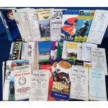 Horseracing, racecards, Ireland, approx. 200 mostly from the 1980's onwards, including Leopardstown,