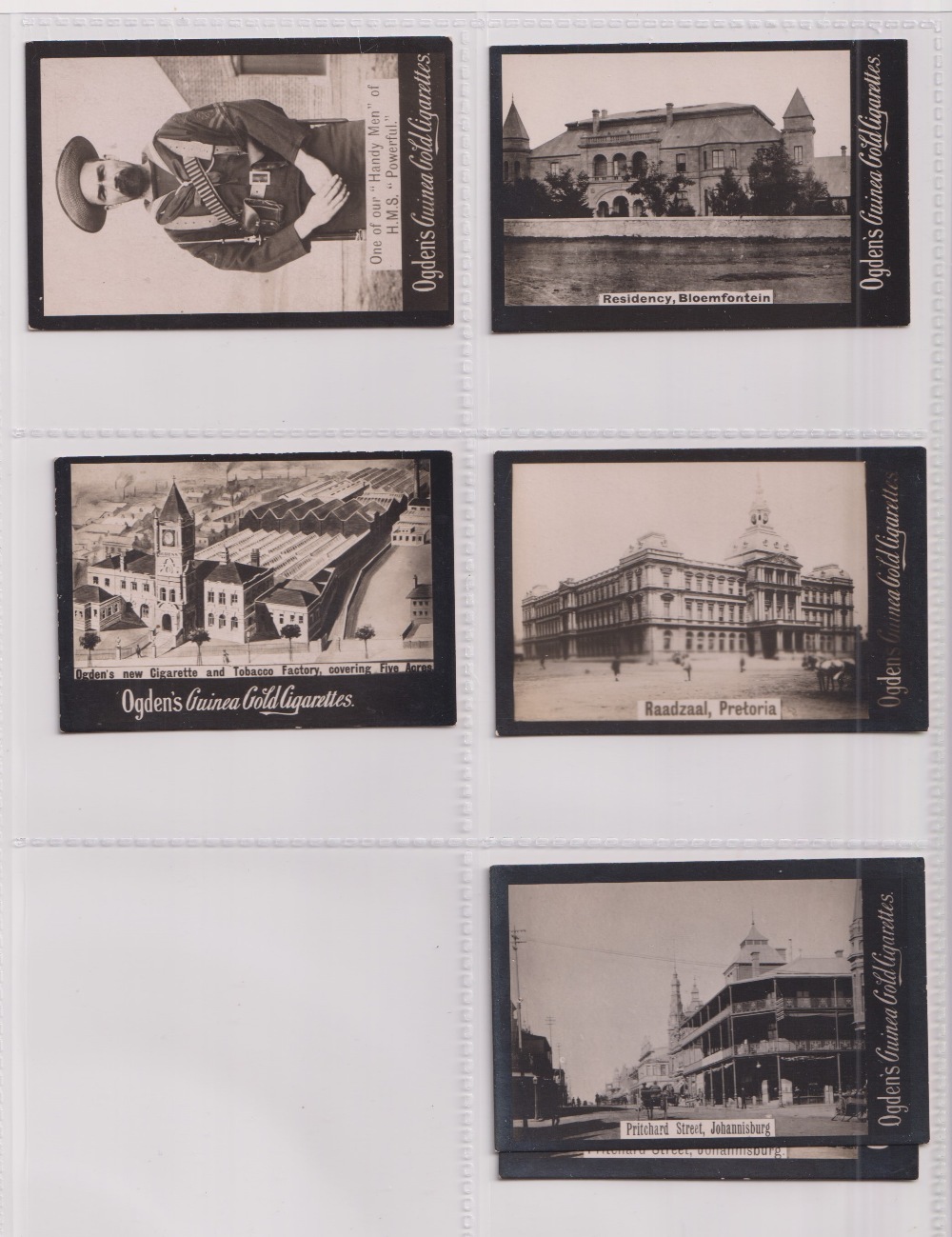 Cigarette cards, Ogden's, Guinea Gold, Boer War & Miscellaneous, Base D, 'L' (large) size, 155 - Image 30 of 32