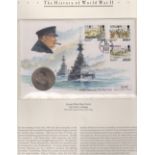 Stamps, The History of World War II stamp and cover collection, including coin and first day covers,