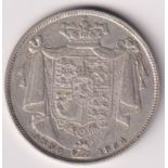 Coin, 1834 King William IV Half Crown with purchase document from Imperial Coins